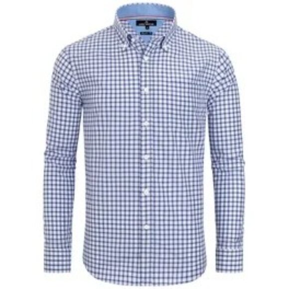 LEE Blue Plaid Shirt - Picture 1 of 4